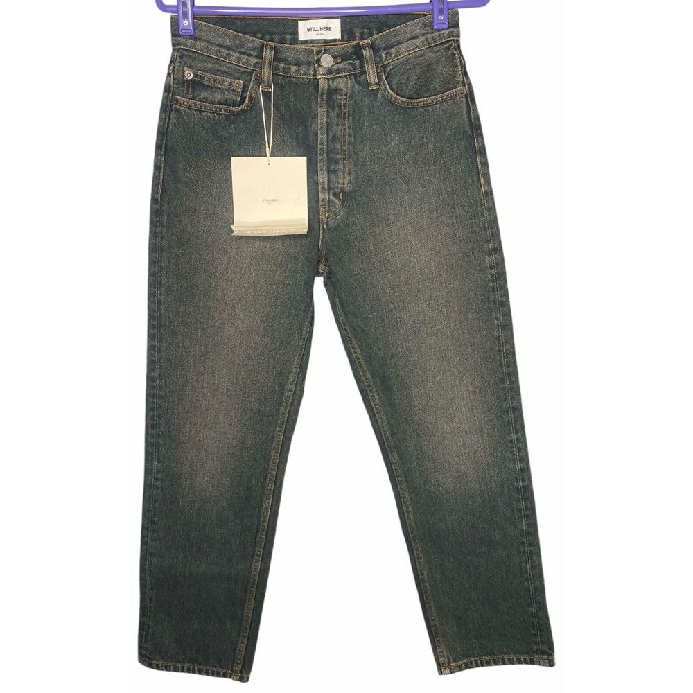 Still Here Jeans Women's Size 27 color west cropped high rise $245 NEW
